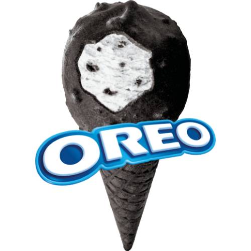 Oreo Ball Top Cone Ice Cream