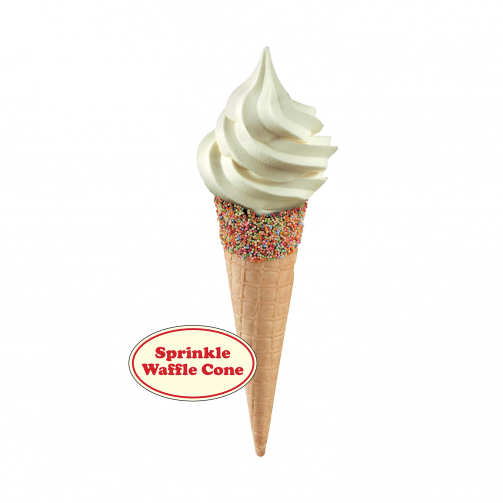 Sprinkle Waffle Cone