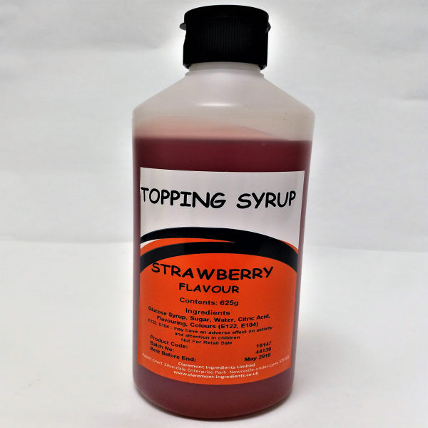 Strawberry Bottle Topping Syrup