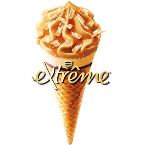 Xtreme Salted Caramel cone