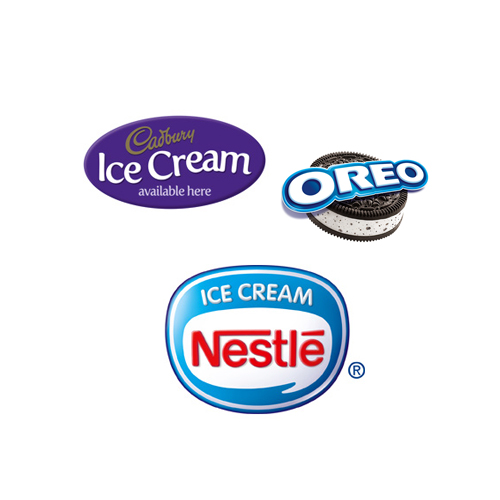 Nestle, Oreo & Cadbury Ice Cream