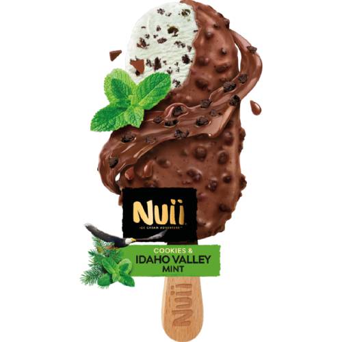 Nuii Cookies & Idaho Valley Mint Ice cream