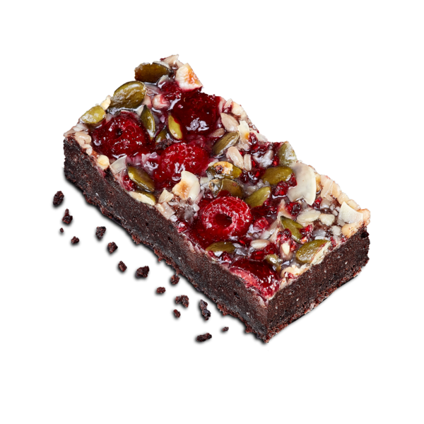 Raspberry Brownie