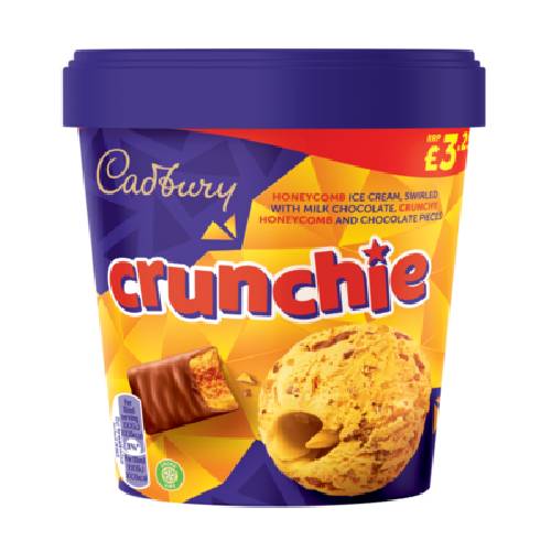 Nestle Cadbury Crunchie Ice Cream Tub